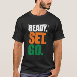 Camiseta de Fitness Motivacional Listo, Entrenamie