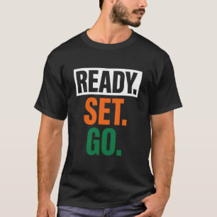 Camiseta de Fitness Motivacional Listo, Entrenamie