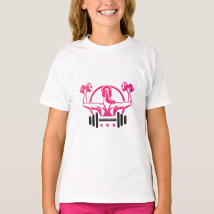 Camiseta de Fitness para Mujer Fuerte