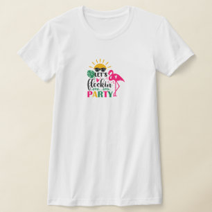 Camiseta de flamenco de fiesta de flockin