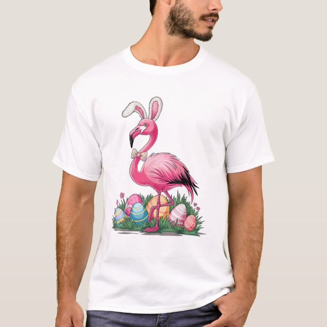 Camiseta de flamenco de Pascua (Anverso)