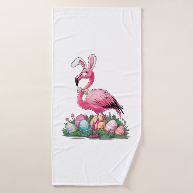 Camiseta de flamenco de Pascua (Toalla de baño)