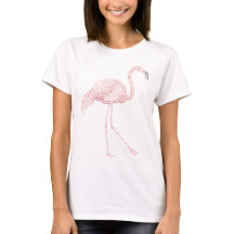 Camiseta de Flamingo del Mundo Mundial