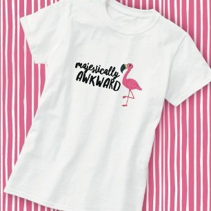 Camiseta de Flamingo Torpemente Majestuosa