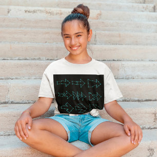 Camiseta de flechas punteadas