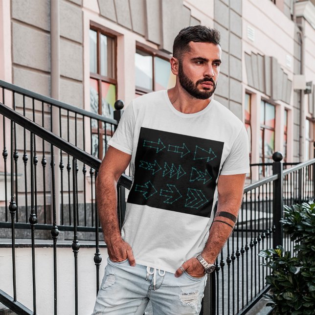 Camiseta de flechas punteadas (Subido por el creador)