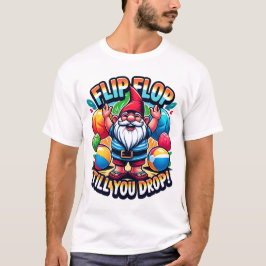 Camiseta de flip flop hasta que te caigas