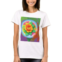 camiseta de flor