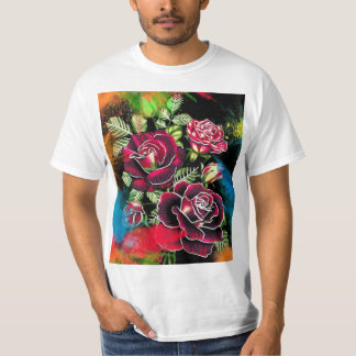 camiseta de flor