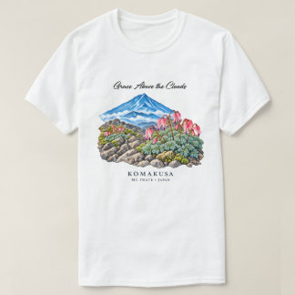 Camiseta de flor alpina Komakusa – Color claro