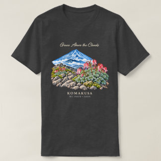 Camiseta de flor alpina Komakusa – Color oscuro