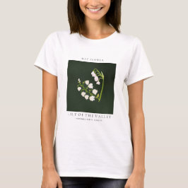 Camiseta de Flor del Mes de Cumpleaños de Mayo