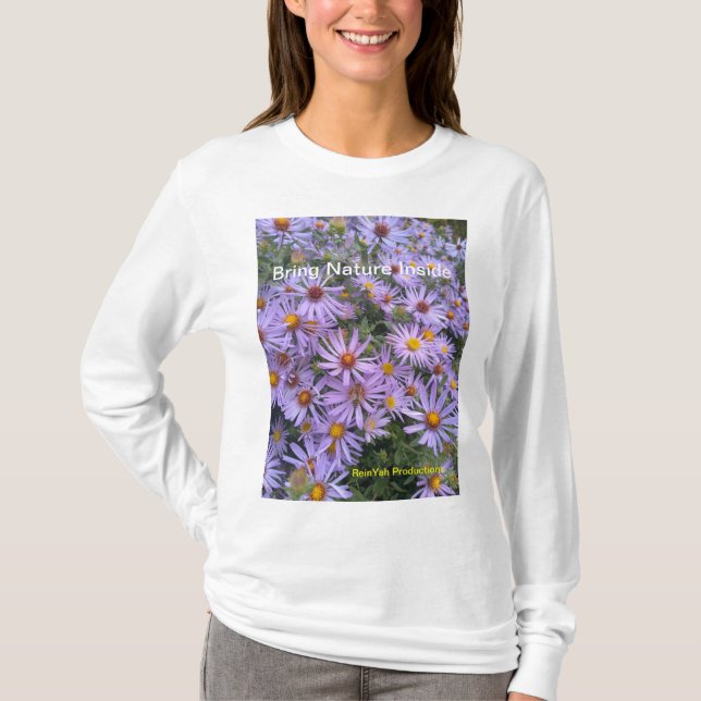 Camiseta De Flor Lilac (Anverso)