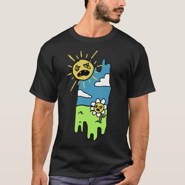 Camiseta de flor solar (Anverso)