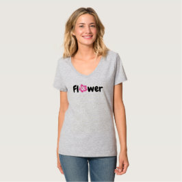Camiseta de flores
