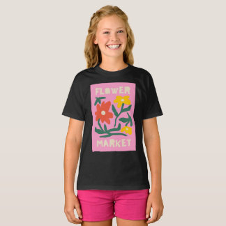 camiseta de flores