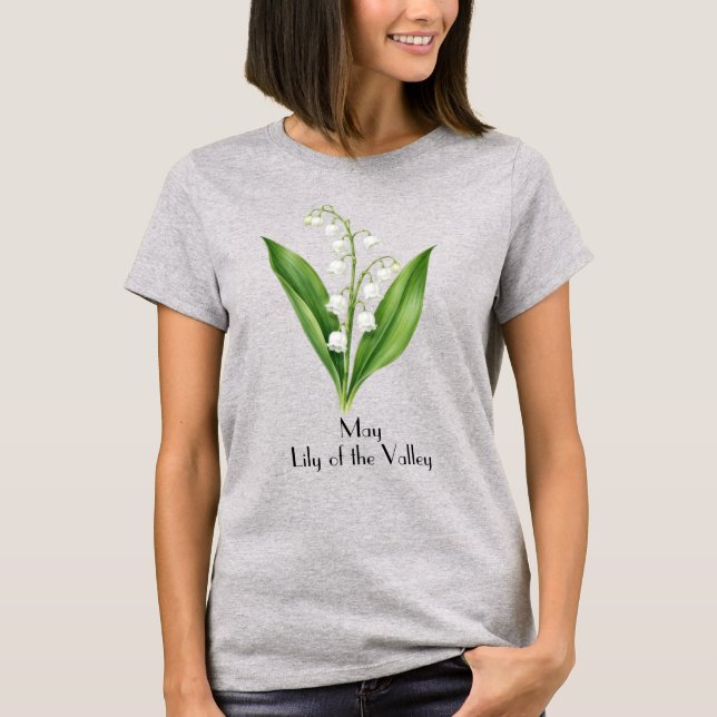 Camiseta de flores de lirio de mayo (Anverso)
