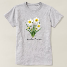 Camiseta de Flores de Narciso de Diciembre