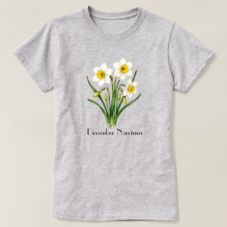Camiseta de Flores de Narciso de Diciembre