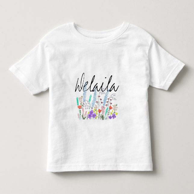 Camiseta de flores de primavera (Anverso)