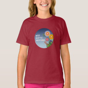 Camiseta de flores para niños de West Seattle Indi