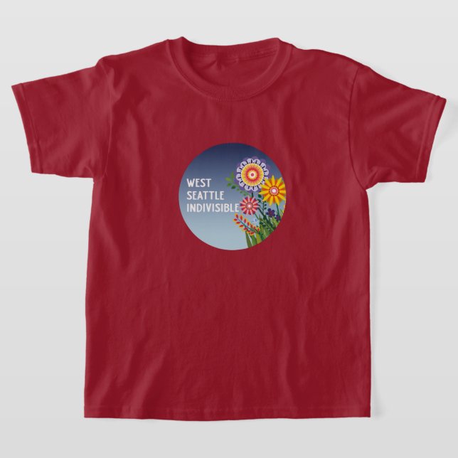 Camiseta de flores para niños de West Seattle Indi (Distribución)