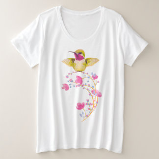 Camiseta De Flores Rosa