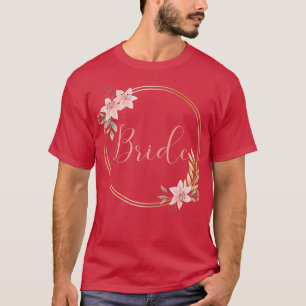 Camiseta de Flores Rosadas Eucalipto para Fiesta d