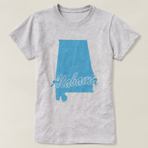 Camiseta De Forma Estado De Alabama