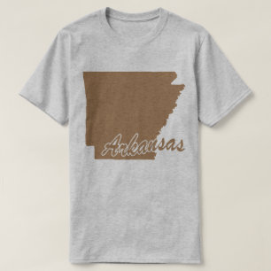 Camiseta De Forma Estado De Arkansas