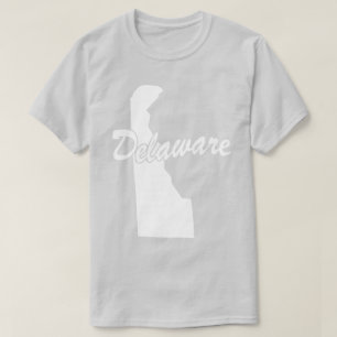 Camiseta De Forma Estado De Delaware