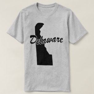 Camiseta De Forma Estado De Delaware