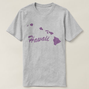 Camiseta De Forma Estado De Hawaii