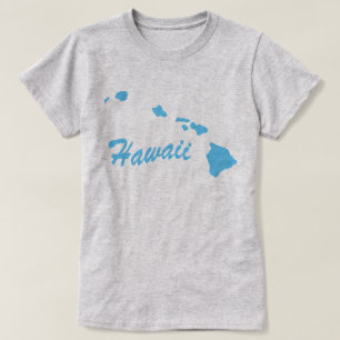 Camiseta De Forma Estado De Hawaii