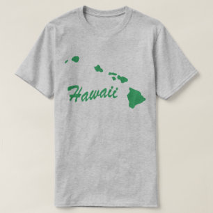 Camiseta De Forma Estado De Hawaii