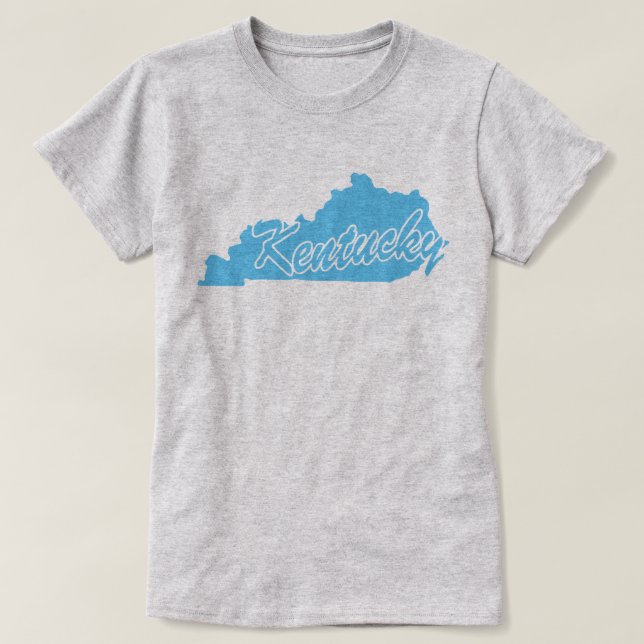 Camiseta De Forma Estado De Kentucky (Diseño del anverso)