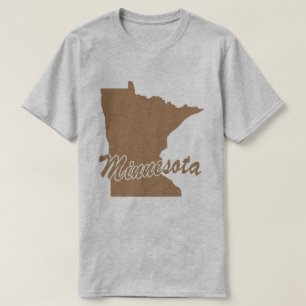 Camiseta De Forma Estado De Minnesota