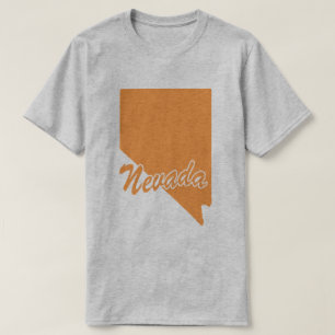 Camiseta De Forma Estado De Nevada
