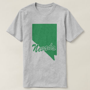 Camiseta De Forma Estado De Nevada