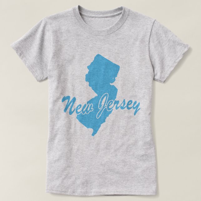Camiseta De Forma Estado De Nueva Jersey (Diseño del anverso)