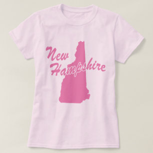 Camiseta De Forma Estado De Nuevo Hampshire