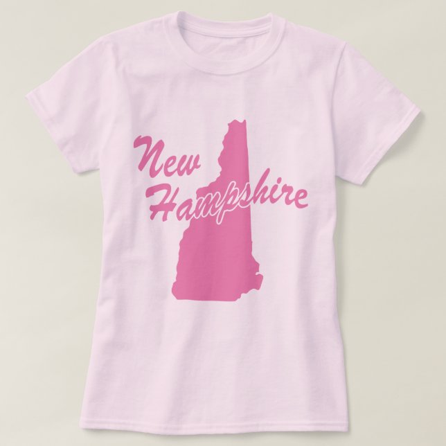 Camiseta De Forma Estado De Nuevo Hampshire (Diseño del anverso)
