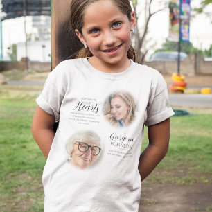 Camiseta de foto antes y después de memorial moder