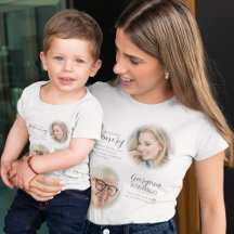 Camiseta de foto antes y después de memorial moder