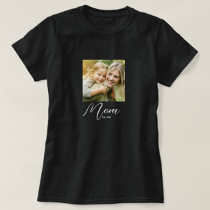 Camiseta de foto con guión establecido de mamá