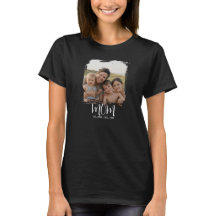 Camiseta de foto con guión establecido de mamá