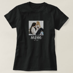 Camiseta de foto con guión establecido de mamá