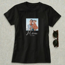 Camiseta de foto con guión establecido de mamá