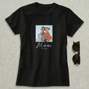 Camiseta de foto con guión establecido de mamá