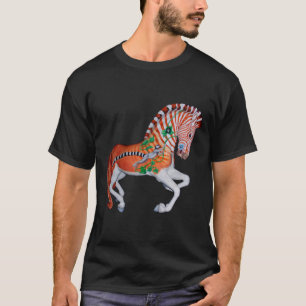 Camiseta de foto de Cebra Quagga Animal Carousel